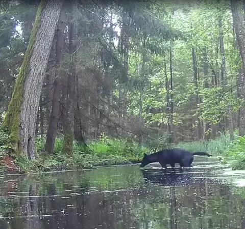 Czarne wilki w polskich lasach