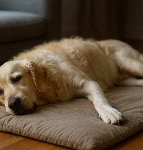 Pies z paraliżem kleszczowym