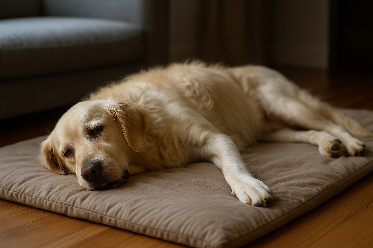 Pies z paraliżem kleszczowym