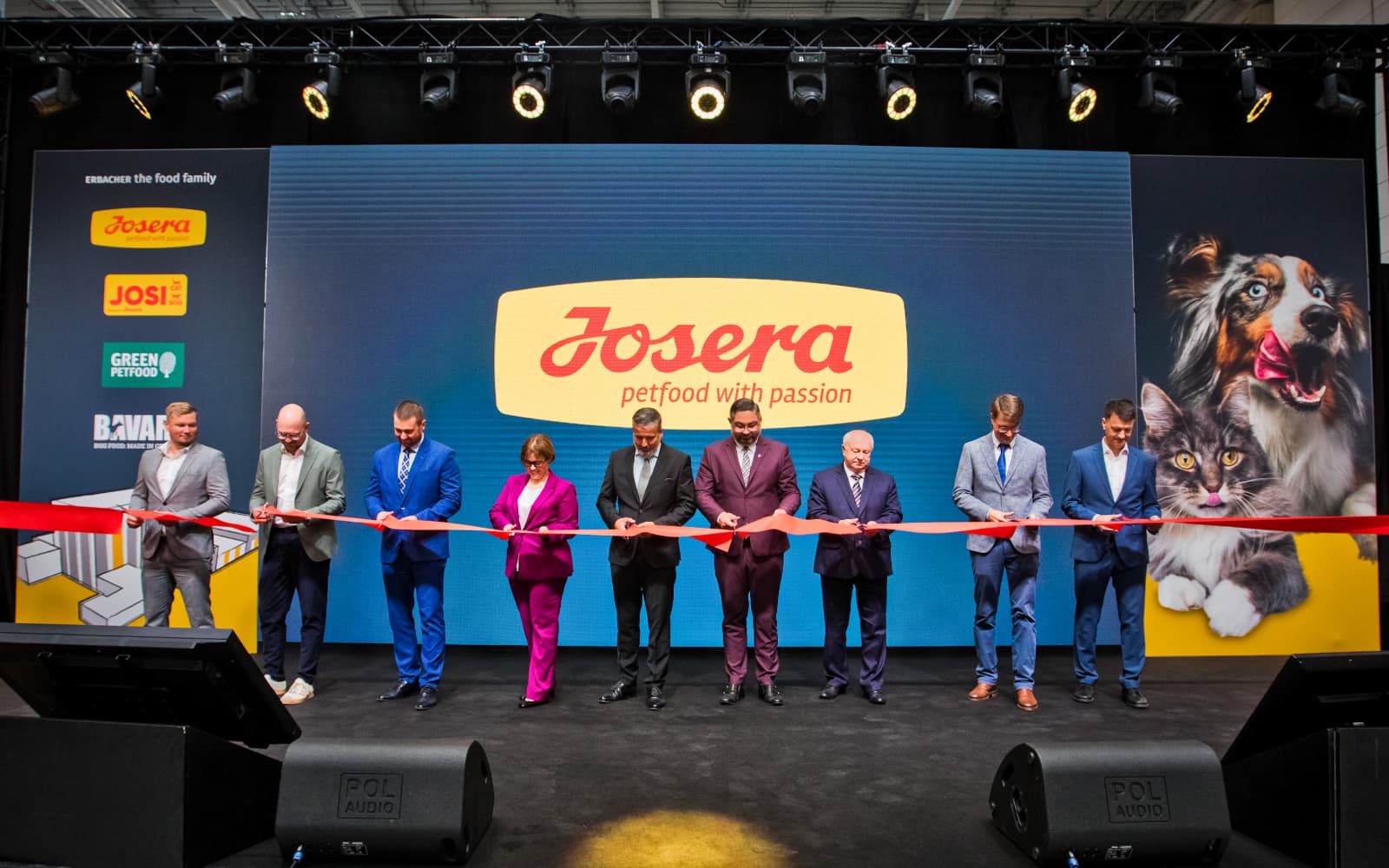 Otwarcie fabryki karmy Josera